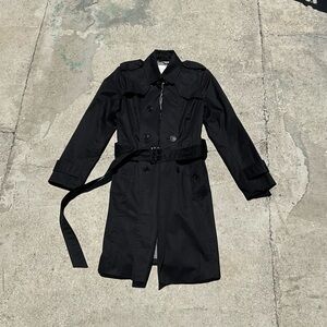 Banana  Republic women’s black  trench coat in black size medium